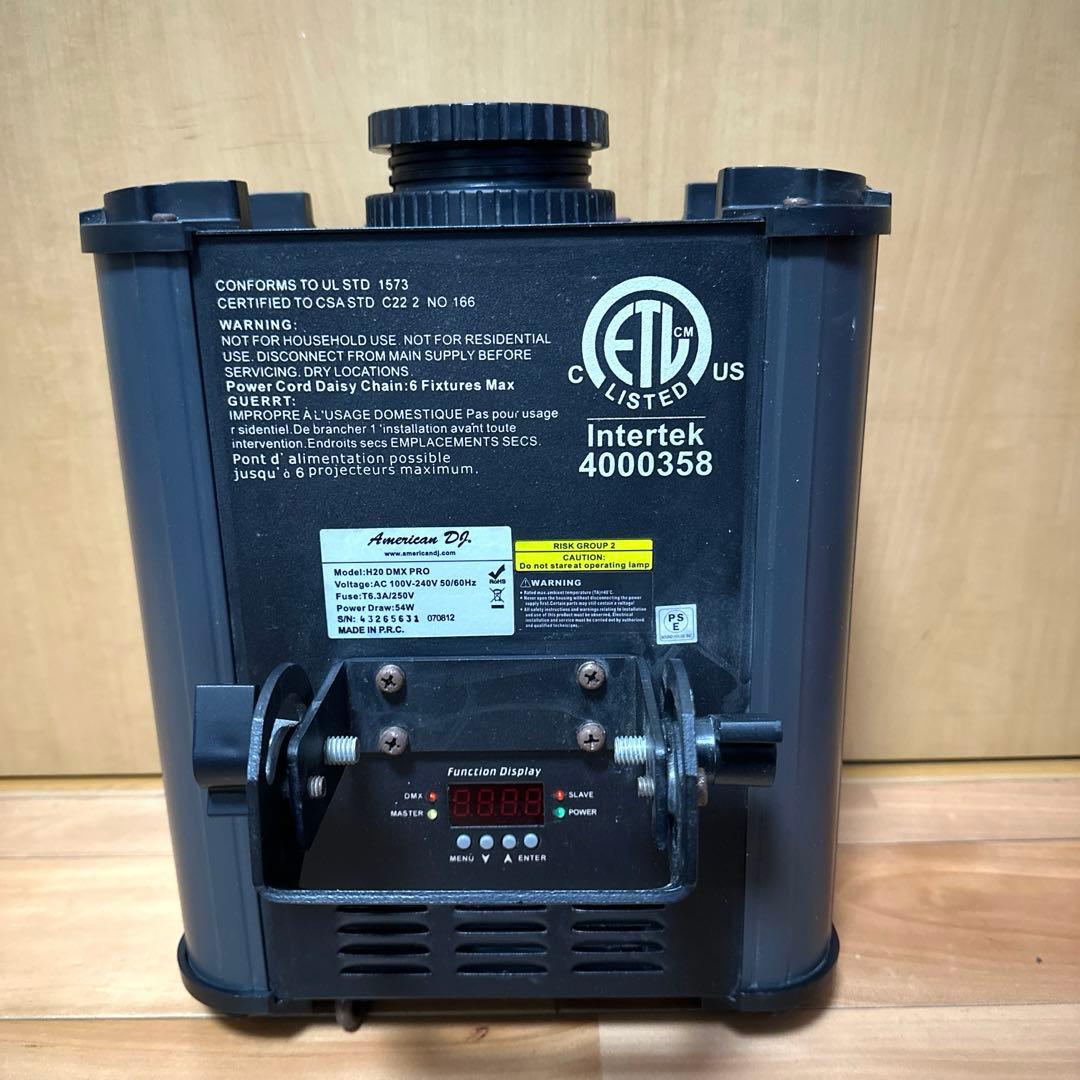 廃盤　正常動作品　American DJ ライト　H2O DMX PRO