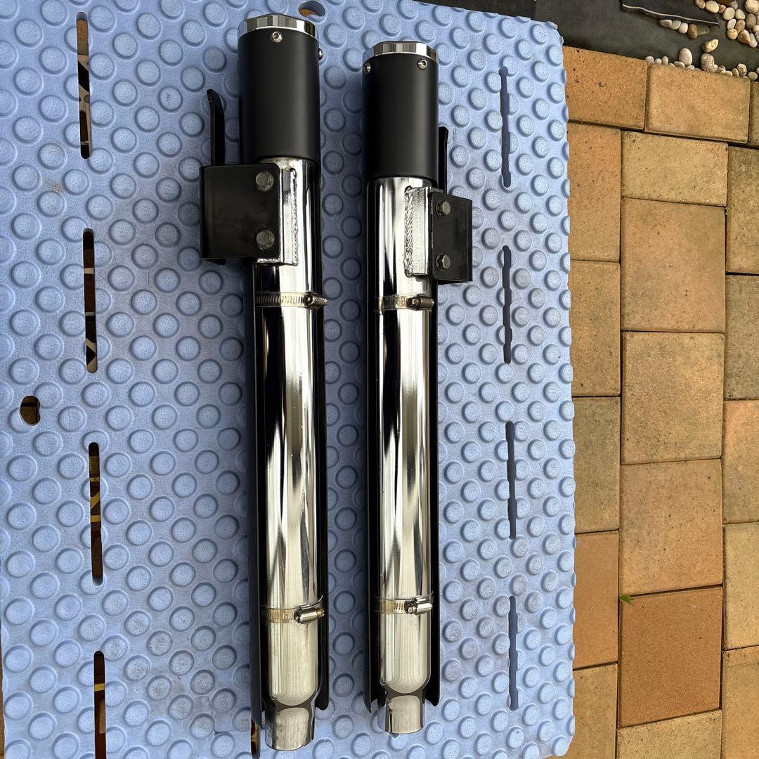 Python ハーレーツーリン　マフラー ブラック　2007年FLTRに装着分