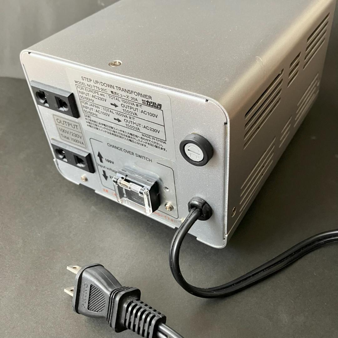 【はりもぐはーりん】大型変圧器 TTS-20C 定格容量1500W