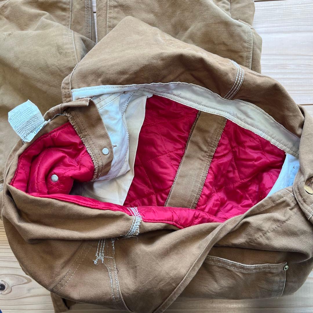 【USA製】カーハート　ダブルニー　オーバーオール