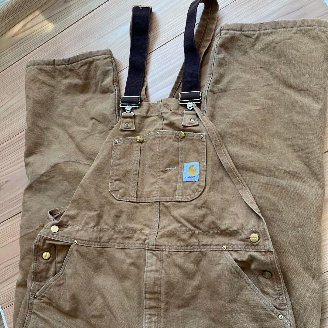 【USA製】カーハート　ダブルニー　オーバーオール