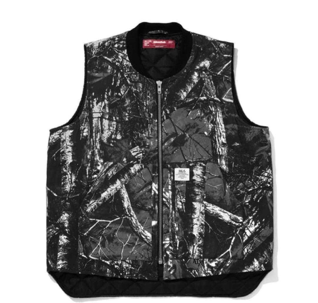 HIDE AND SEEK ベストBLK Camo