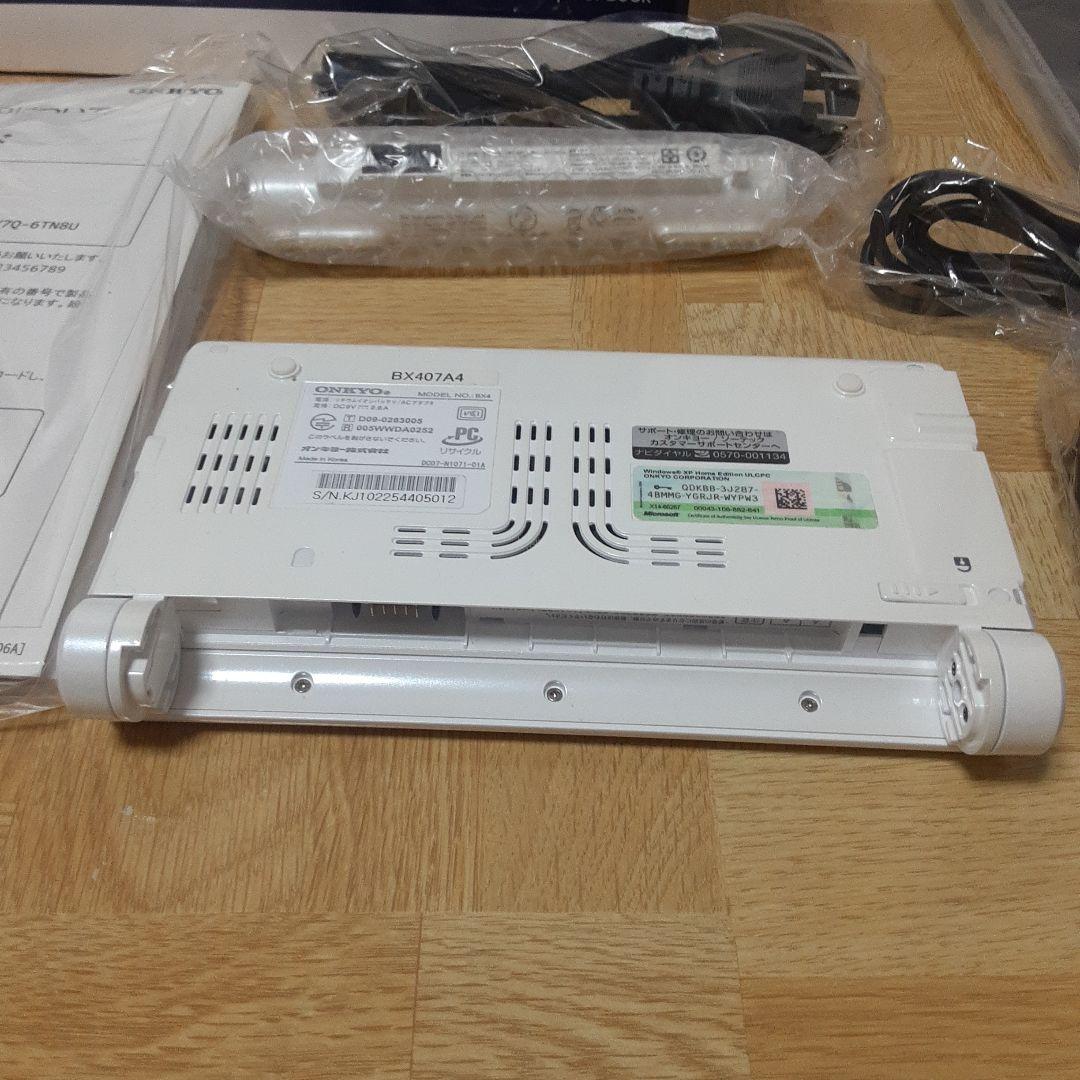 ONKYO　コンパクトブック　BX407A4