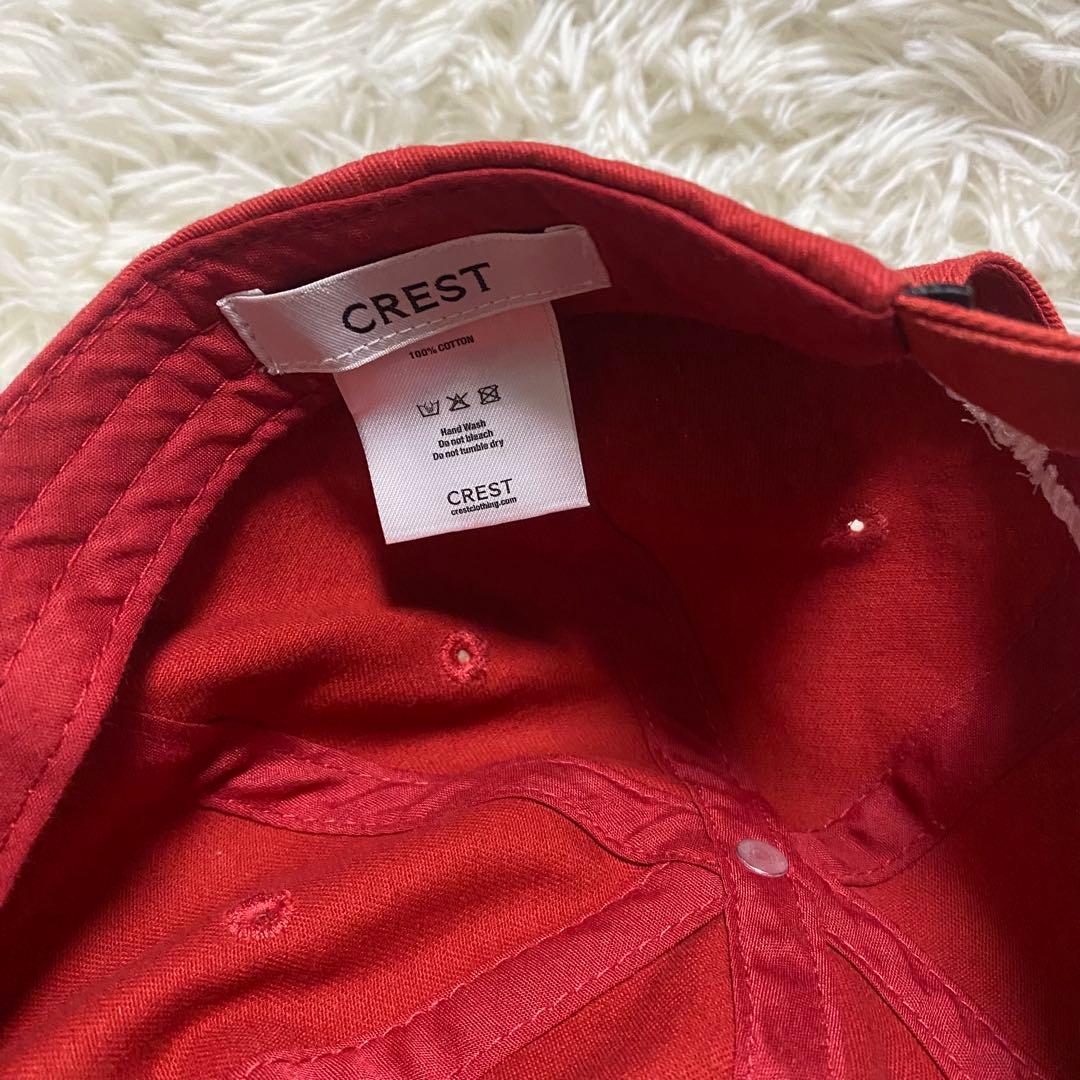 crest clothing × goffax コラボ キャップ　レッド