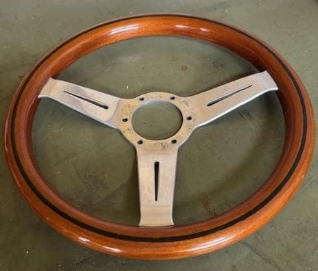 NARDI ウッドステアリング 33cm