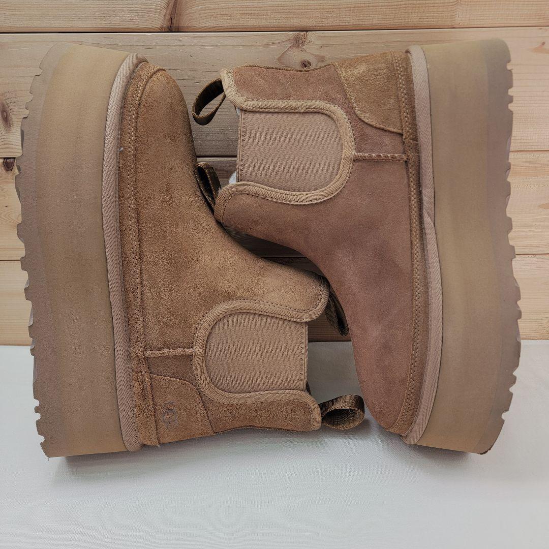 アグ ニューメル プラットフォーム チェルシー ブーツ 24cm