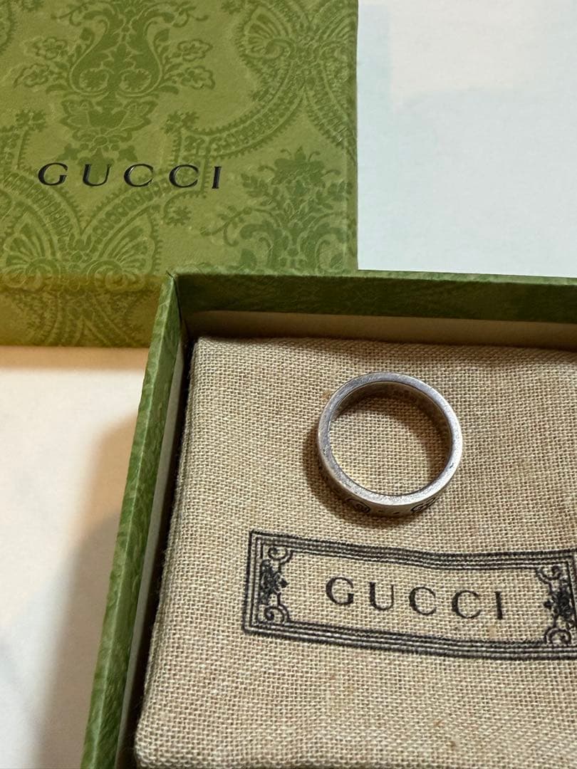 GUCCI グッチ ゴースト アイコン リング 19号