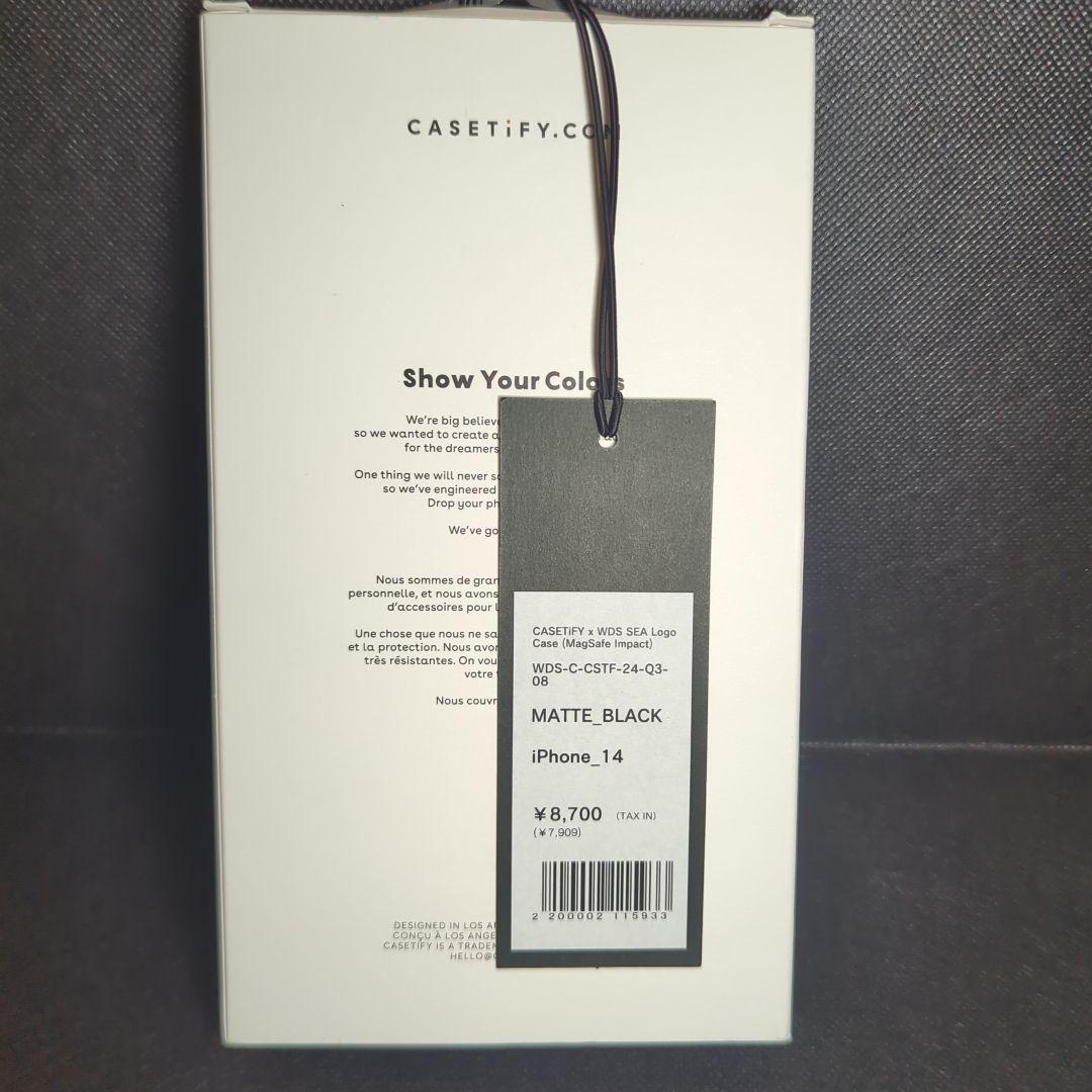 CASETiFY × WIND AND SEA iPhone14 ケースブラック