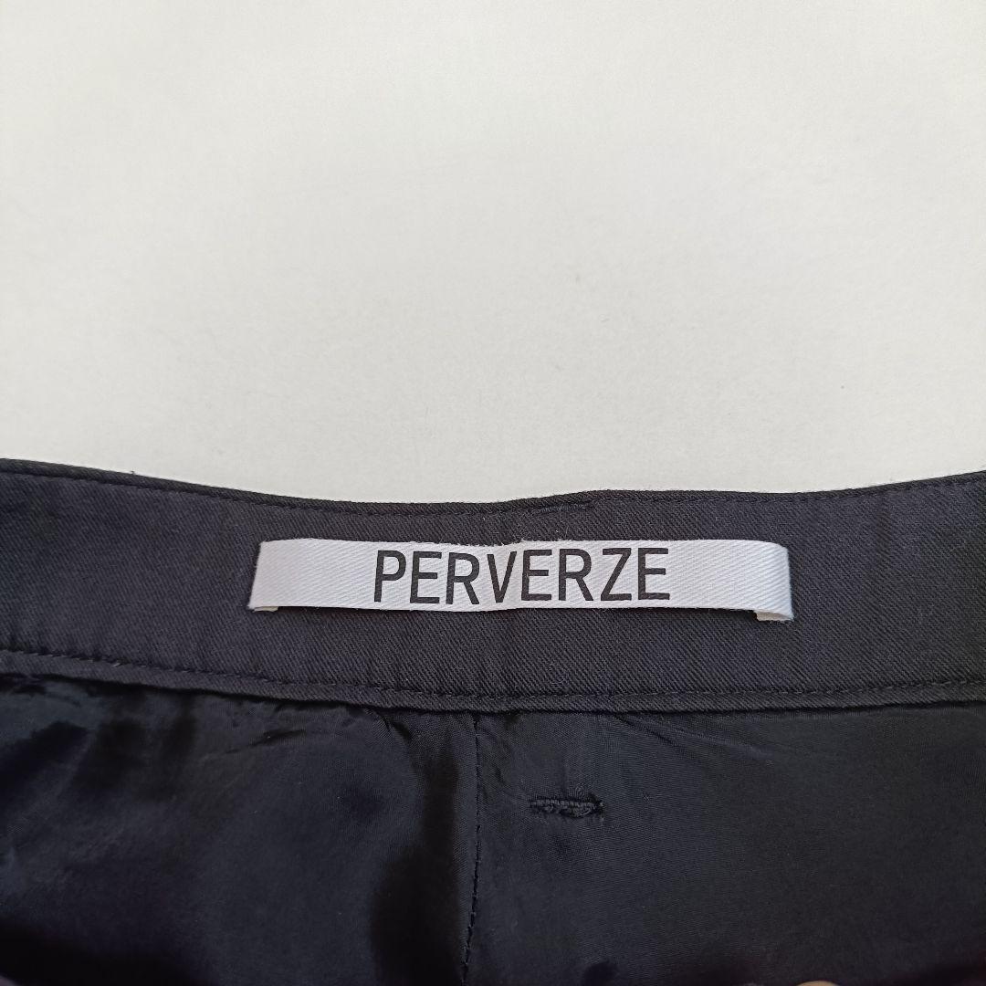 PERVERZE パーバーズ フレアパンツ ブーツカット ベルボトム S 黒