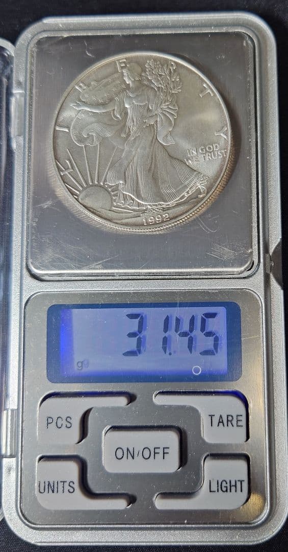 1992ウエスト・アメリカン・シルバー・イーグル 1ドル