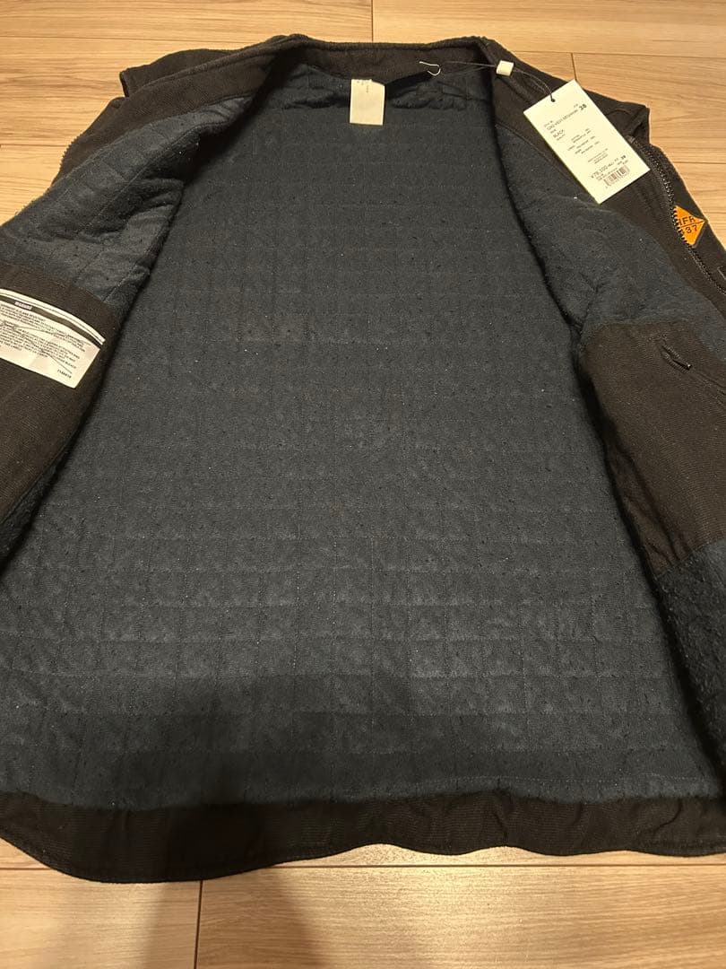 新品 n.hoolywood FR ベスト 24AW 38 ブラック