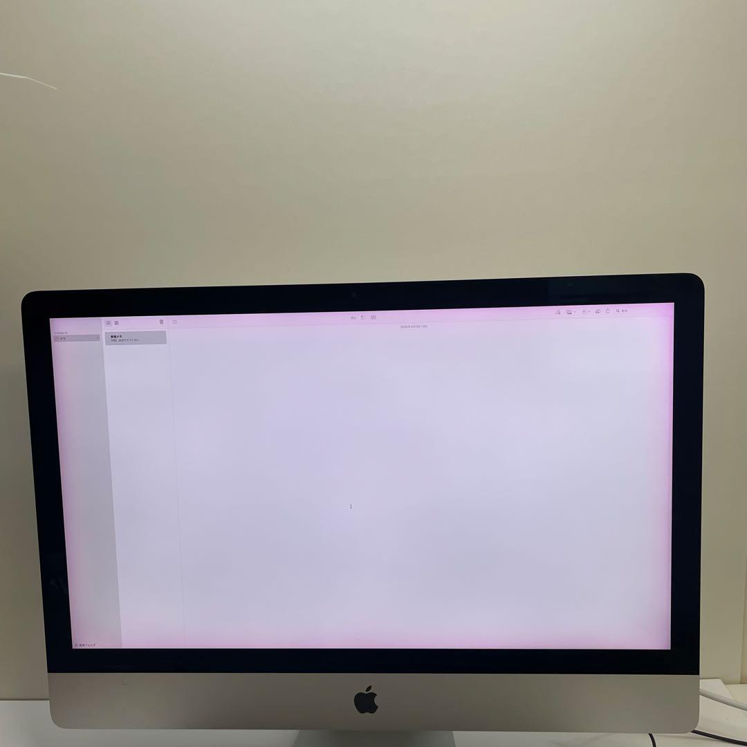 iMac 2015 27インチ Retina 5K i5 16gb SSD128