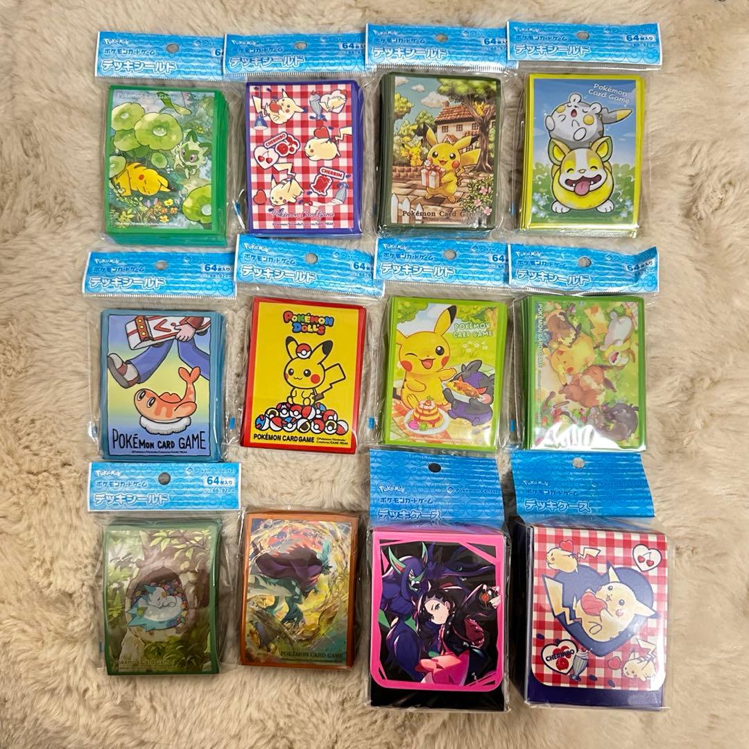 ポケモンカードゲーム　サプライ　デッキシールド　デッキケース　まとめ売り