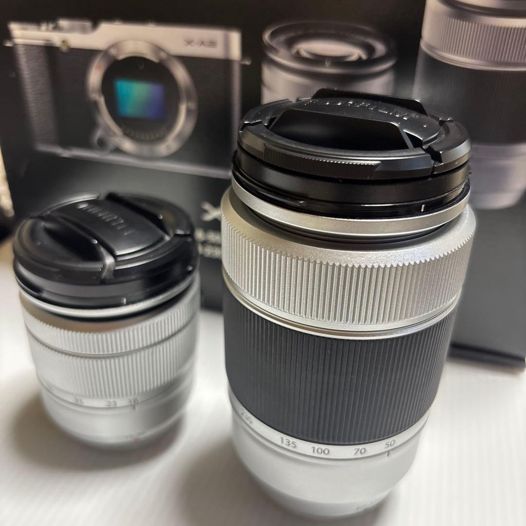 FUJIFILM ミラーレス一眼 X-A2 ダブルズームレンズキット シルバー