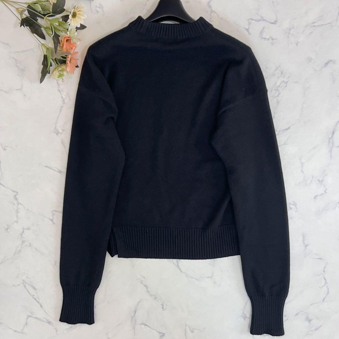 BLAMINK ブラミンク カシミヤ シルク ニット セーター ブラック