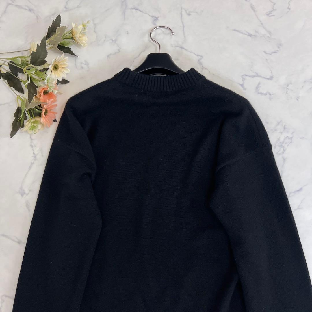 BLAMINK ブラミンク カシミヤ シルク ニット セーター ブラック