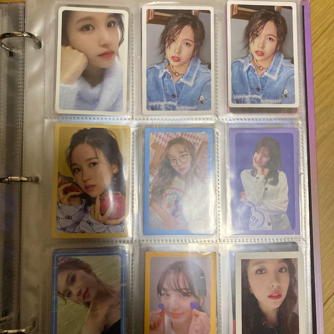 TWICE トレカバインダー　トレカセット　ツウィ，ミナ　全ては映っていません。