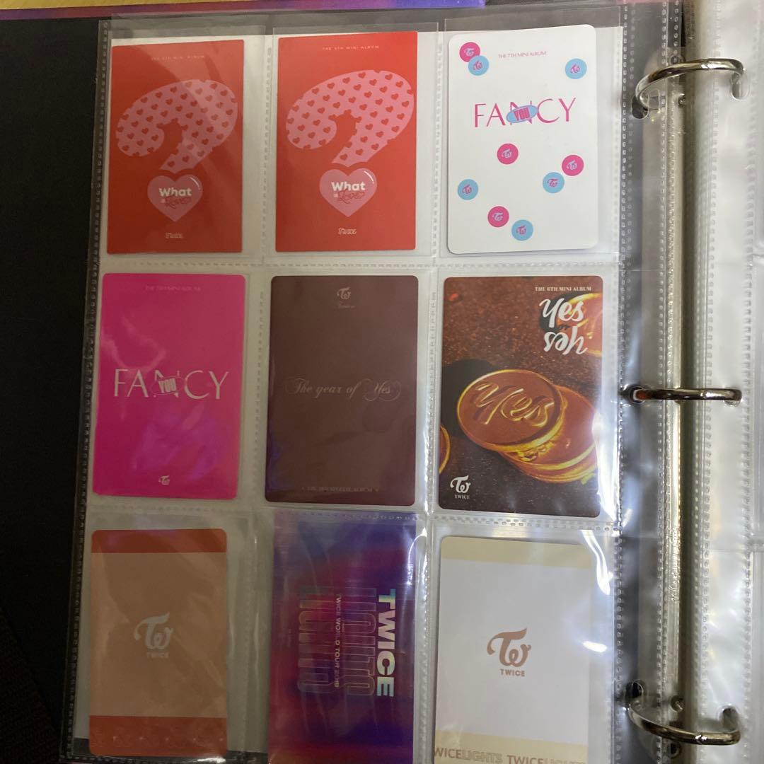 TWICE トレカバインダー　トレカセット　ツウィ，ミナ　全ては映っていません。