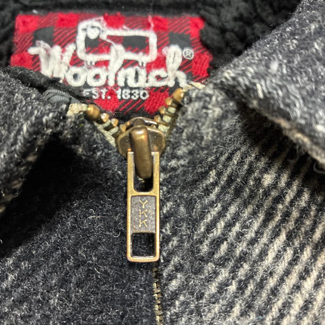 90s WOOLRICH シャドー オンブレチェック ブルゾン