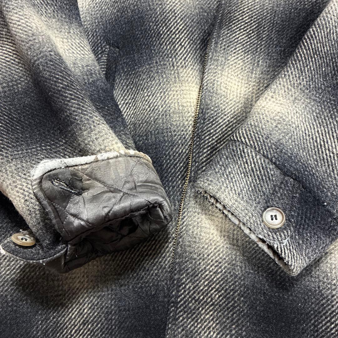 90s WOOLRICH シャドー オンブレチェック ブルゾン