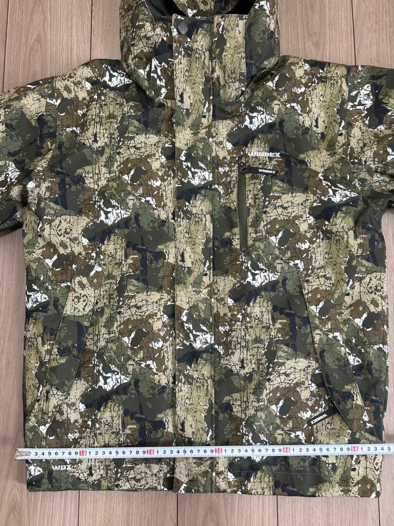 WINDEX スノーボードウェア 上下セット L カモフラ 迷彩 スキーウェア