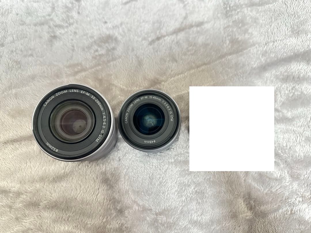 Canon EOS Kiss M2 ホワイト ダブルズーム