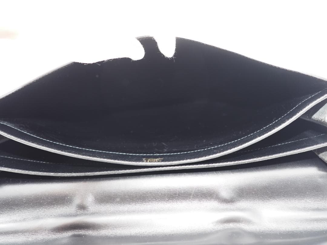 セール HERMES エルメス サックアデペッシュ38 カーフスキン ブラック