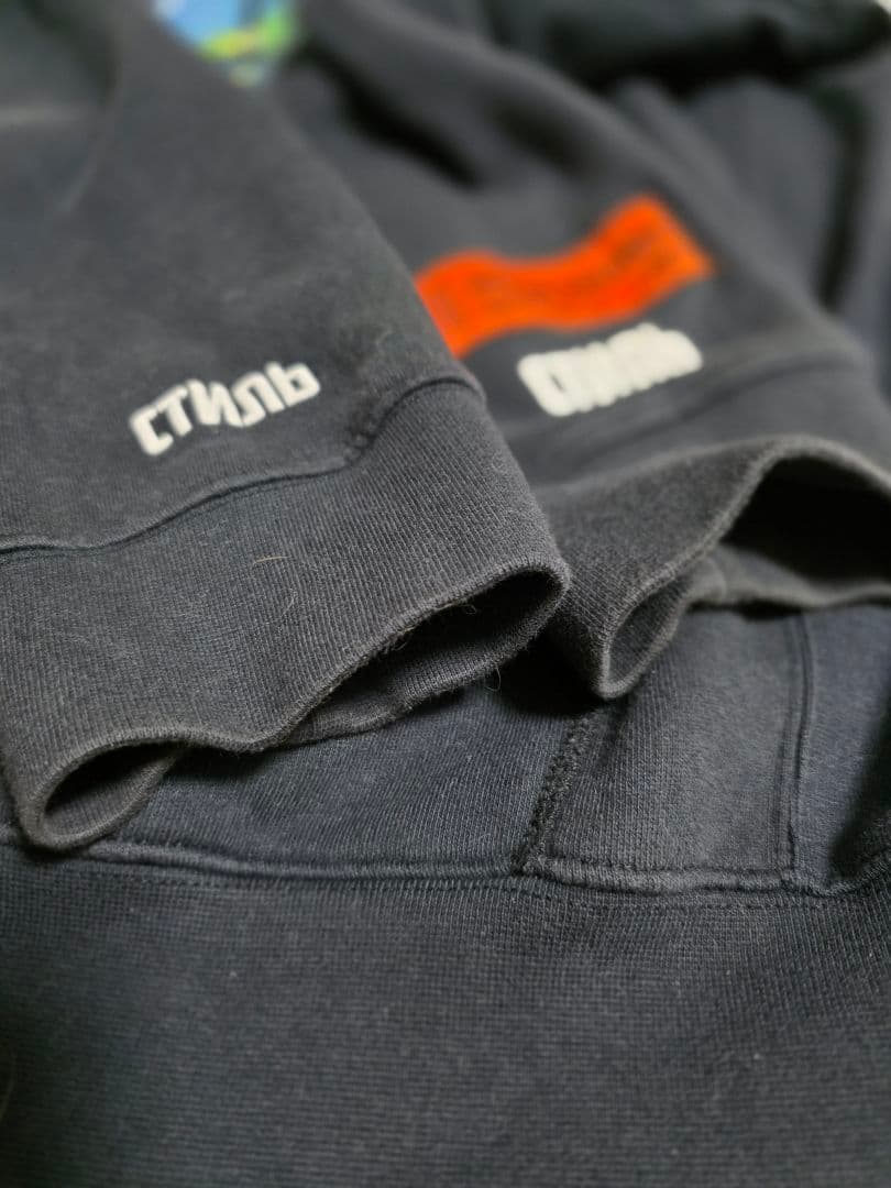 HERON PRESTON 定番 プルオーバーパーカーS