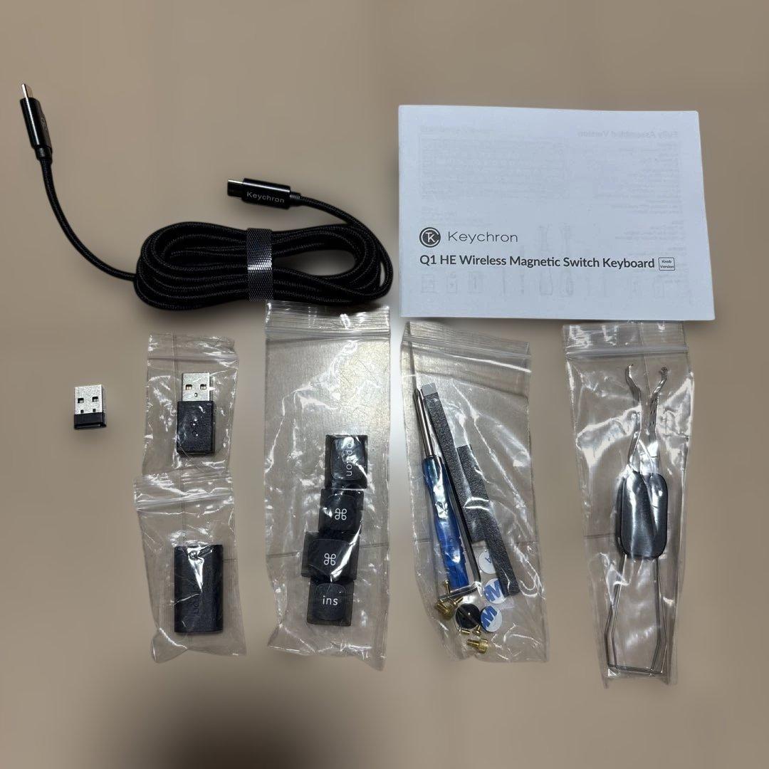 Keychron Q1 HE 75% ワイヤレス ホールエフェクトUS配列