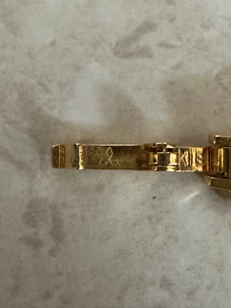 【18金】K18 喜平キヘイ6面ダブル希少アンクレット