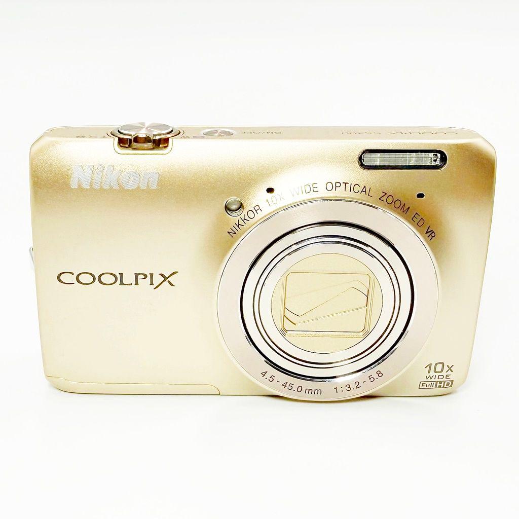 ニコン COOLPIX S6300 エレガントゴールド コンデジ カメラ 中古