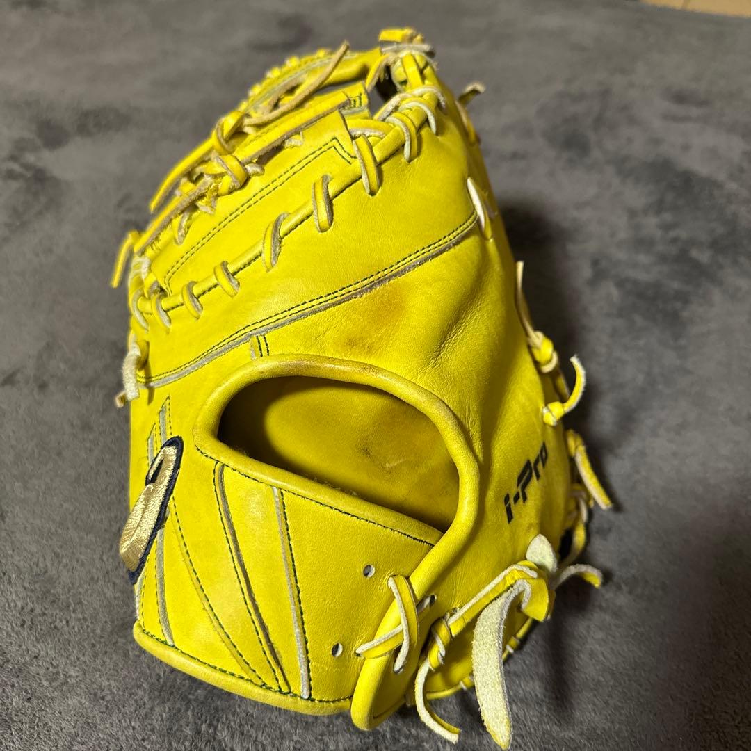 i-Pro イエロー 硬式グローブ(左利き用)
