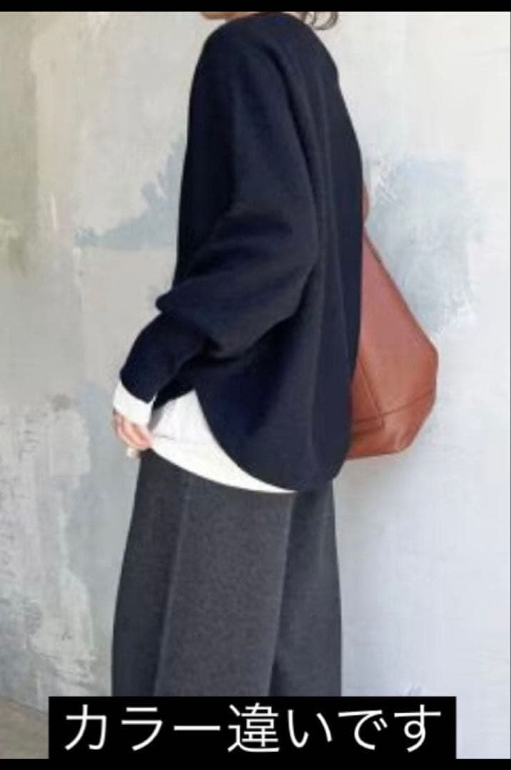 新品タグ付　Spick & Span ドルマンロングリブニットグレー