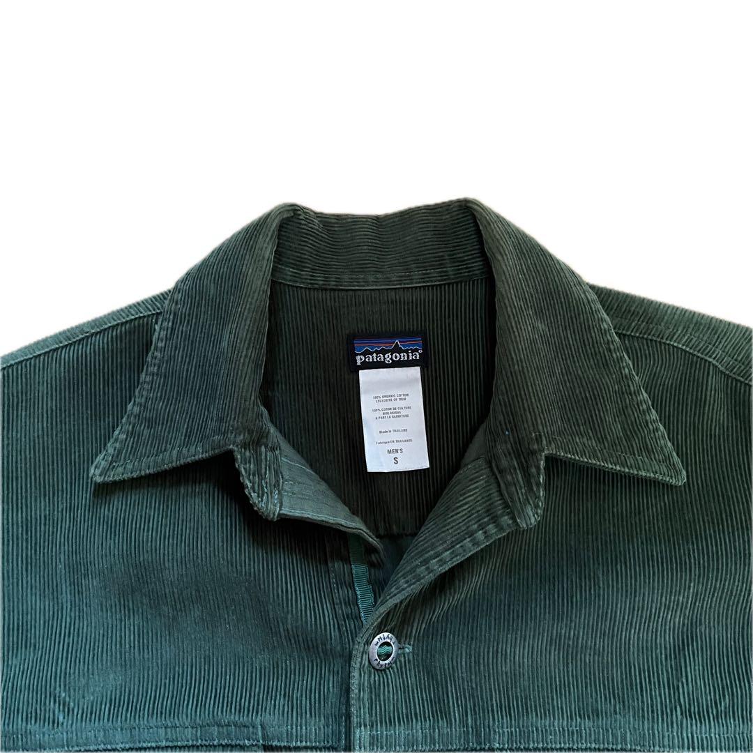 H*0様 patagonia ダークグリーン コーデュロイ 長袖シャツ M