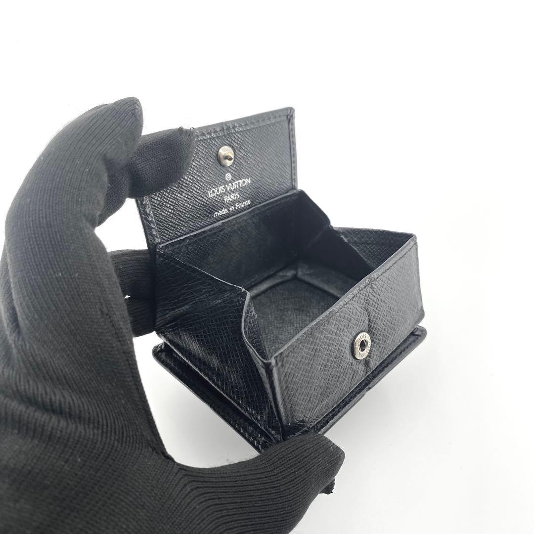 ルイヴィトン タイガ ポルトモネ ボワット レザー ケース 小銭入れ