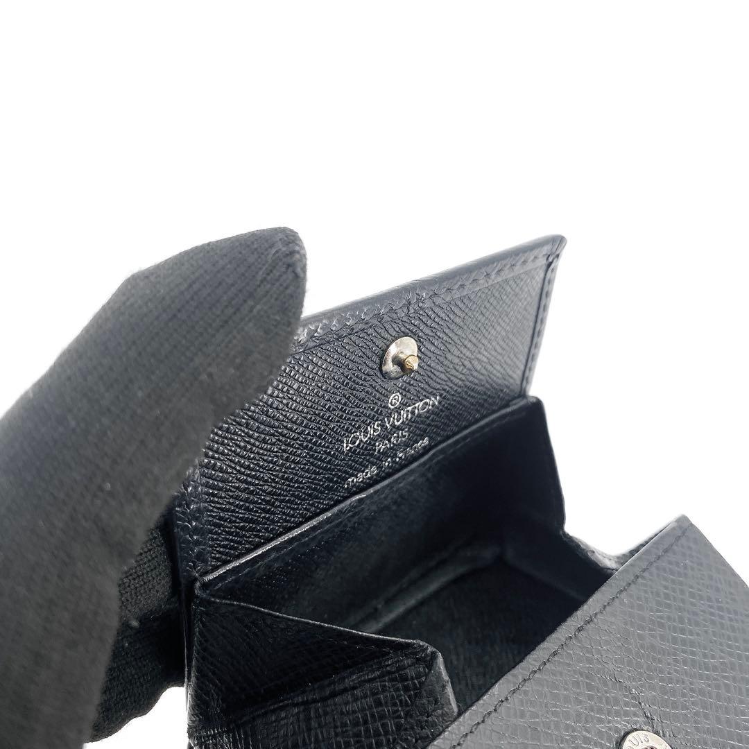 ルイヴィトン タイガ ポルトモネ ボワット レザー ケース 小銭入れ