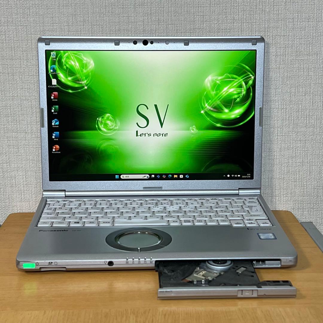 バッテリー良好!レッツノートSV7 i5 16G／256GB／光学ドライブ