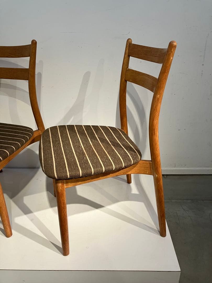 日進木工 nissin ヴィンテージチェア2脚、天童木工、柏木工、キツツキレトロ