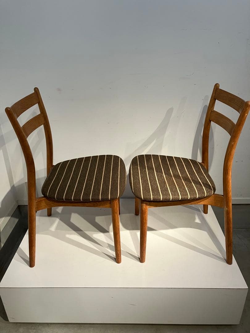 日進木工 nissin ヴィンテージチェア2脚、天童木工、柏木工、キツツキレトロ