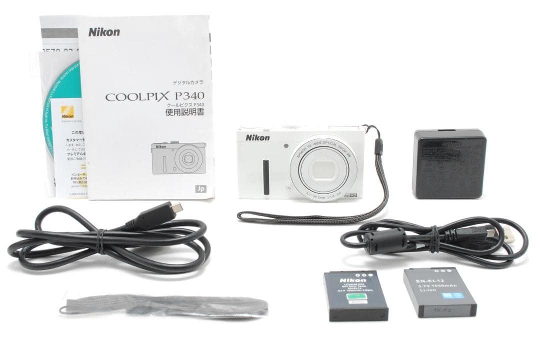 Nikon COOLPIX P340 ホワイト　動作確認済み