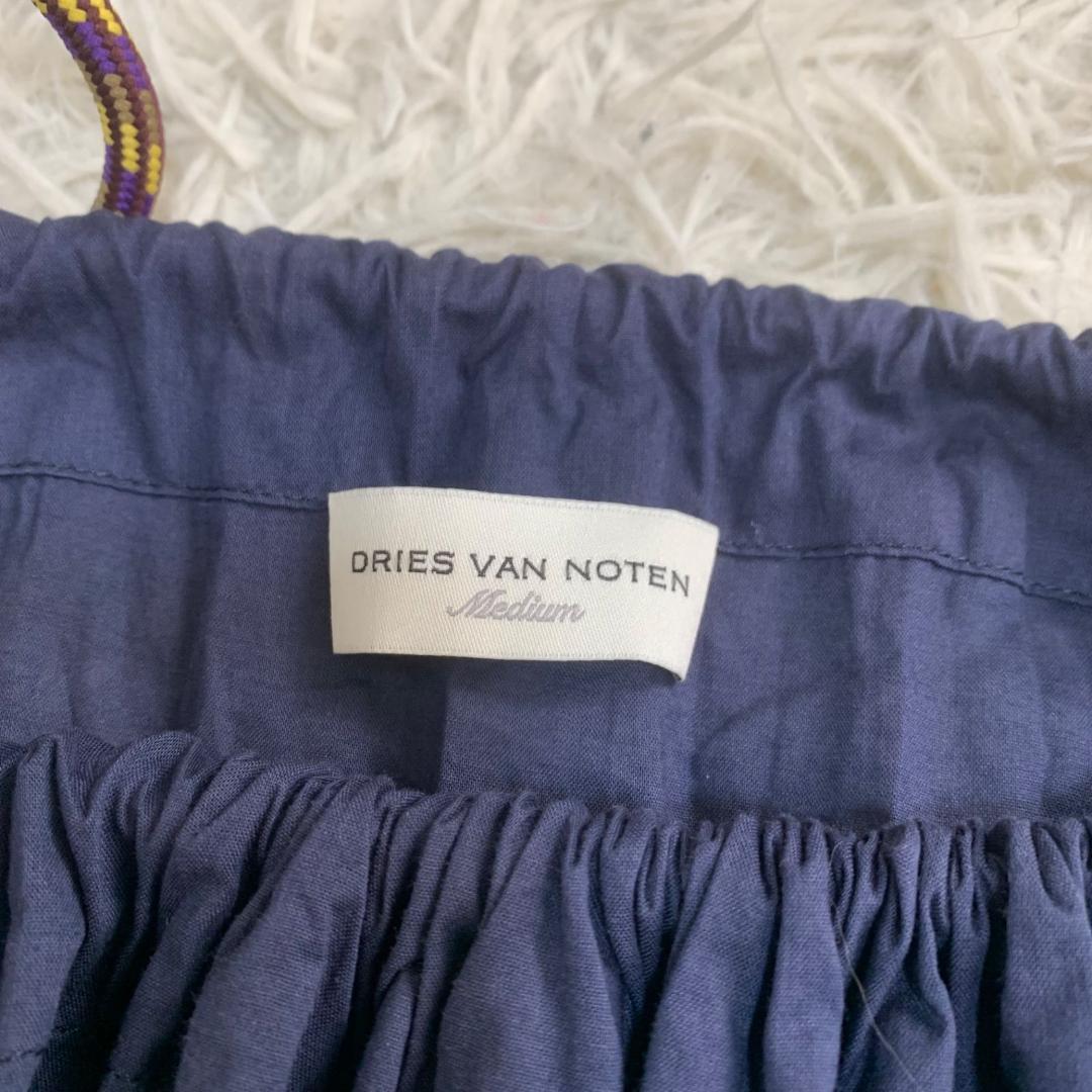 15212✨ドリスヴァンノッテン ギャザー ドローコード ブラウス カットソー