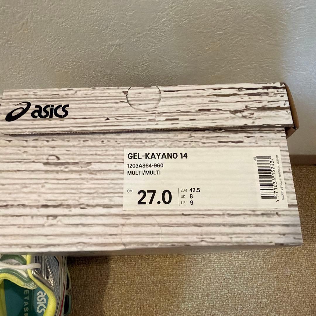 靴 ASICS X FACETASM GEL-KAYANO14 27.0