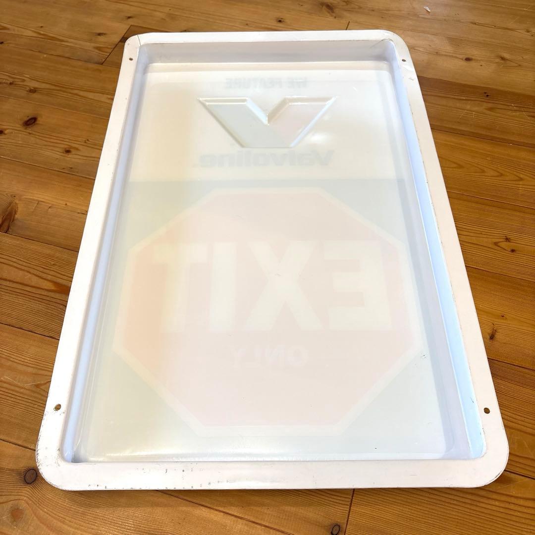 USA Valvoline ガソリンスタンド 看板　EXIT サイン　ガレージ