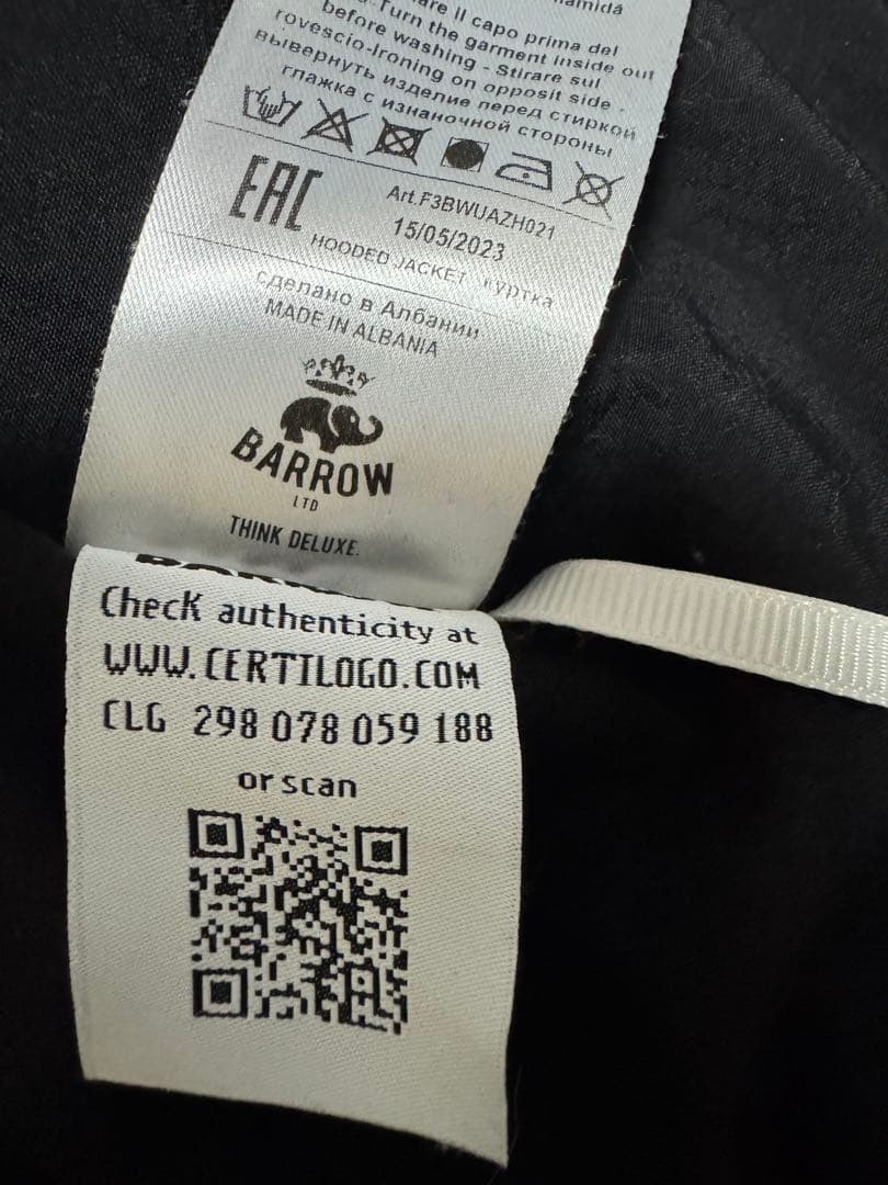 ⭐️BARROW最安バロー ボアジャケット ECOFOUR JACKETニコちゃん