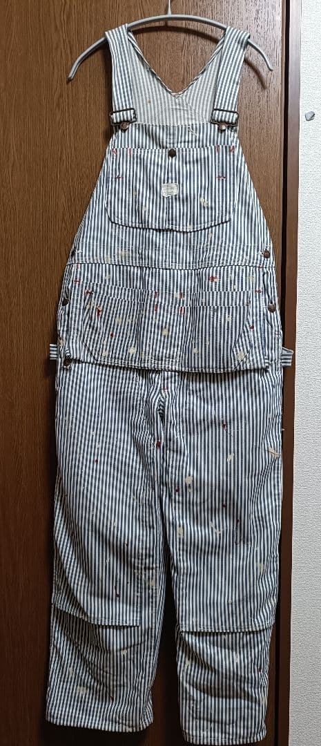70s BIG MAC ビッグマック ヒッコリーストライプ オーバーオール