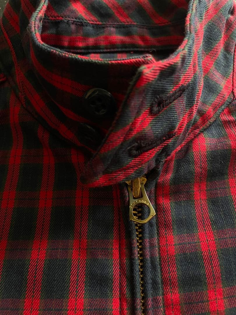 boncoura スイングトップ　タータンチェック