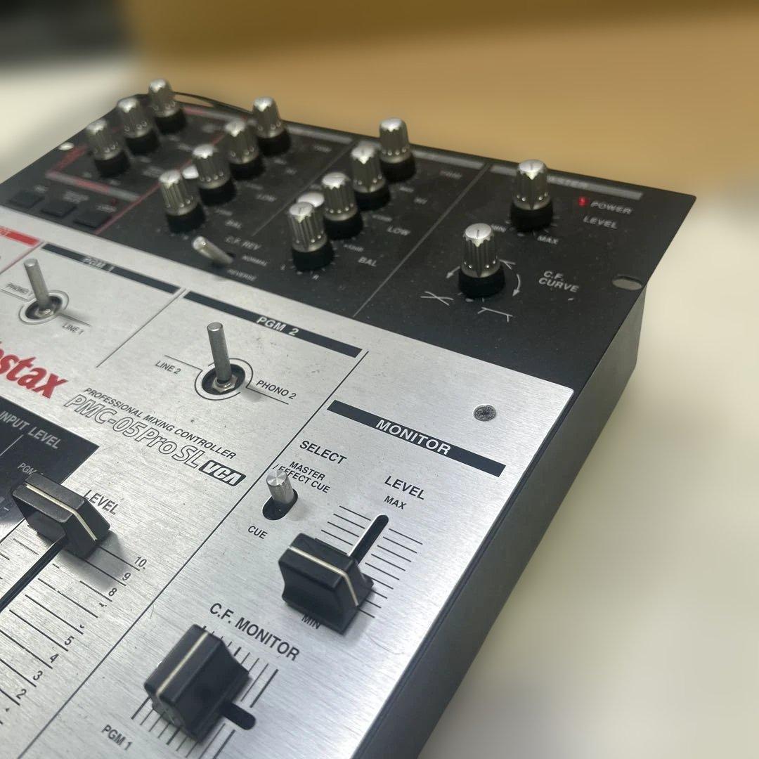 6013【通電確認のみ】Vestax DJミキサー　PMC-05ProSL