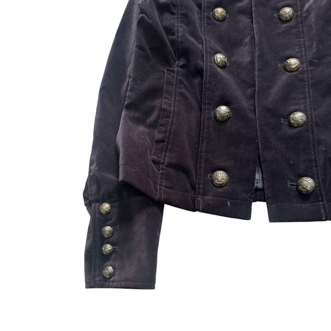 Y2K ベロアナポレオンジャケット ギャル お兄系 フェアリーグランジ