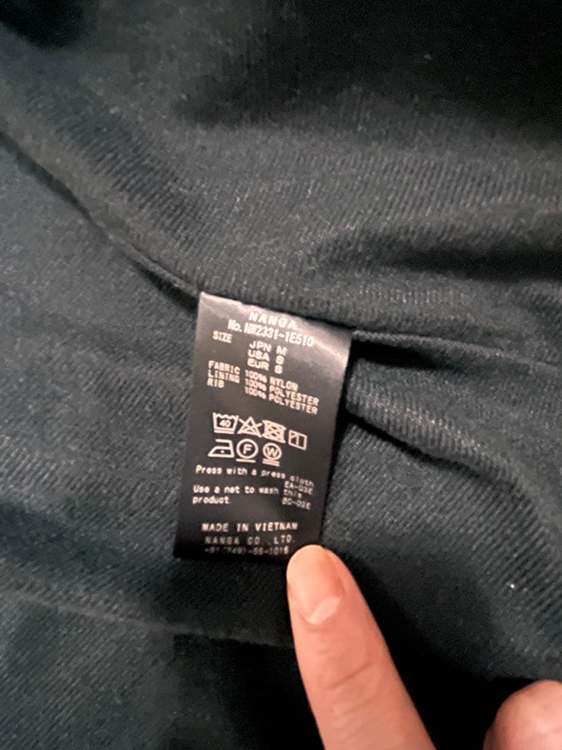 ナンガ リブカラー コーチジャケット NW2331-1E510