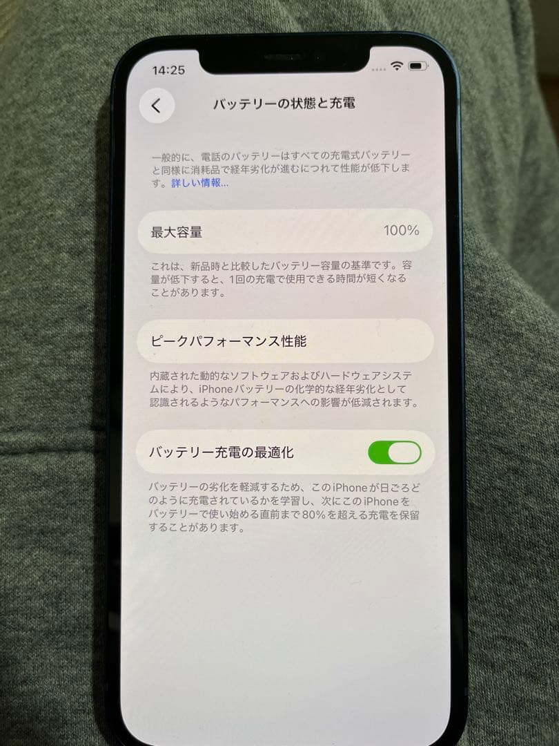 未使用品 Apple iPhone 12 ブルー　64gb